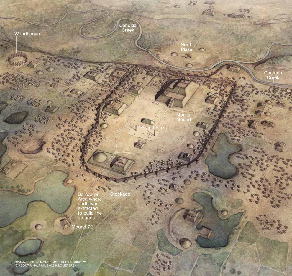 James Zaworskis Blog Cahokia Mounds The Mississippian Cultures Only Unesco World Heritage Site