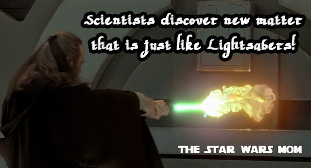 Scientists discover real lightsaber material, just like Star Wars. 