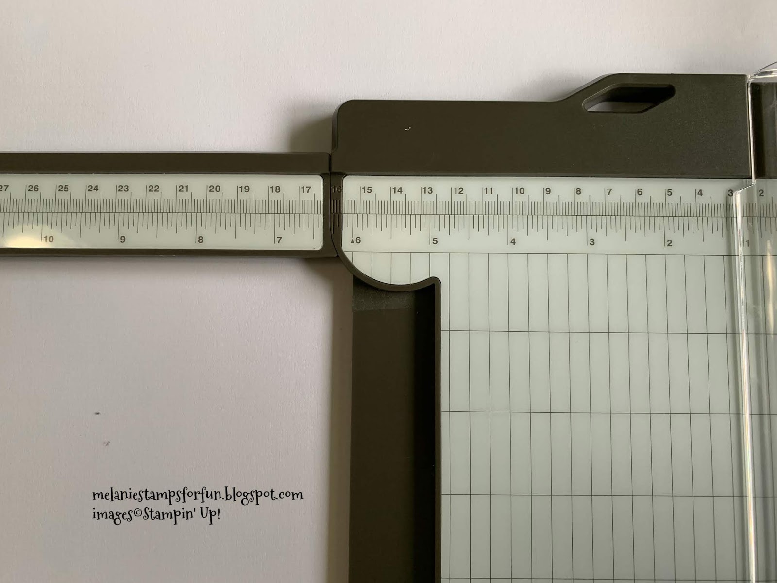 Stamp With Melanie Stampin' Up! Paper Trimmer A Review