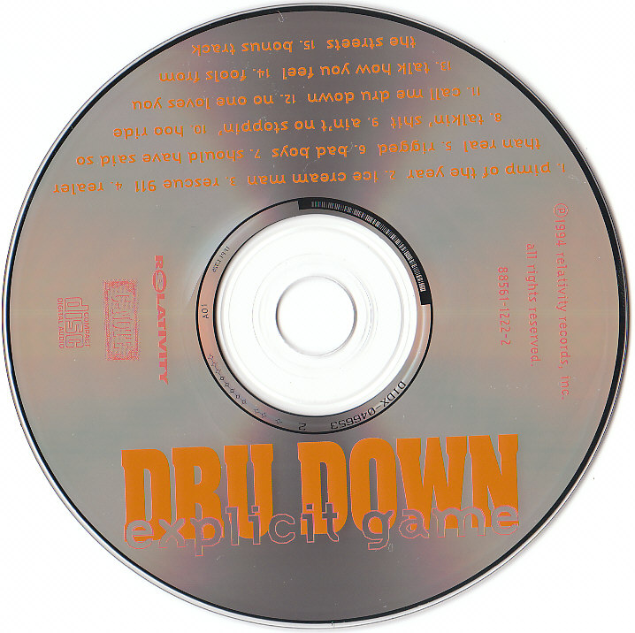 _] Collection '45 [_: Dru Down - Explicit Game - 1994 (Oakland, CA)