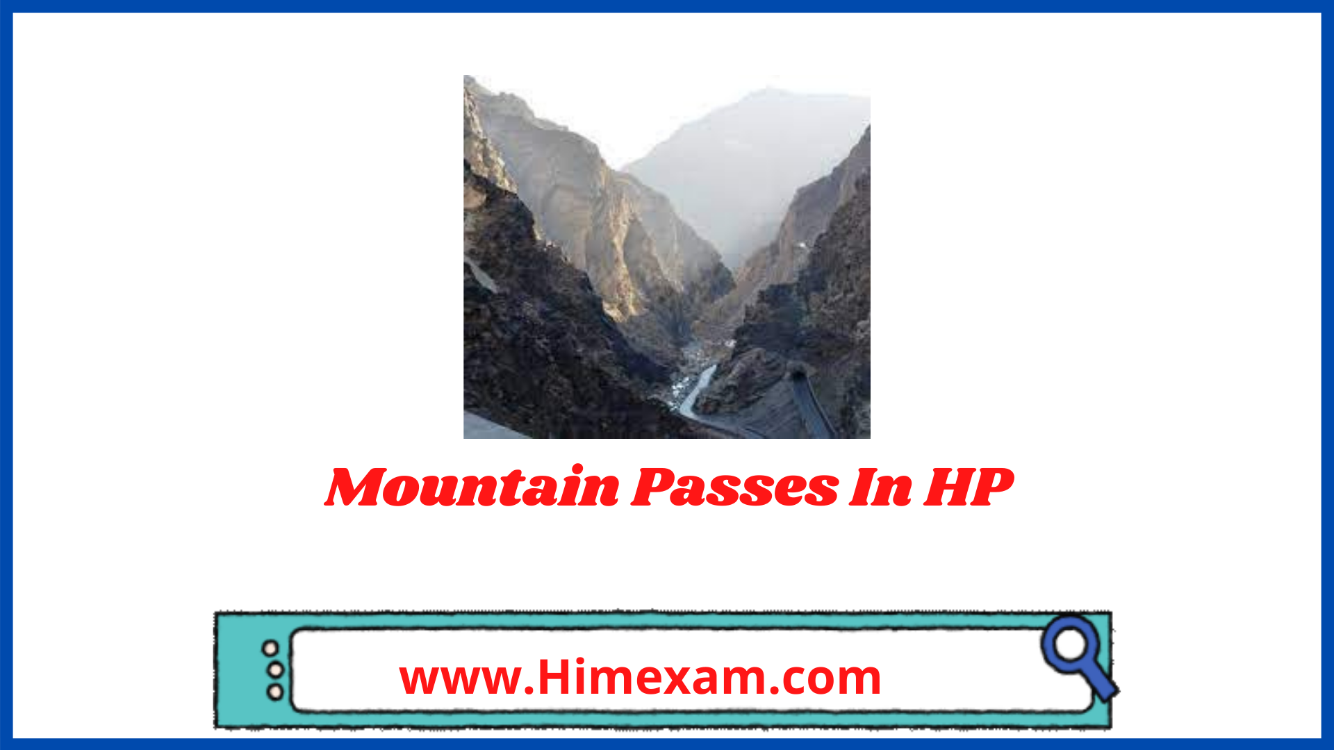 Mountain Passes In HP Mountain Passes In HP