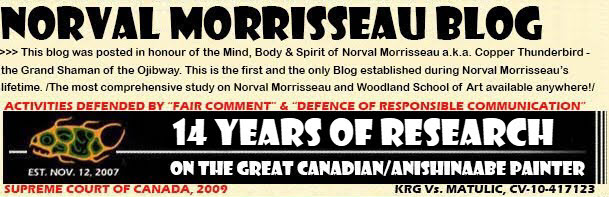 NORVAL MORRISSEAU BLOG