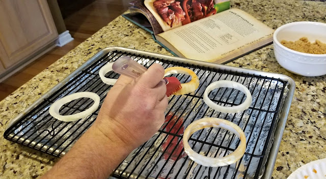 bacon covered onion rings