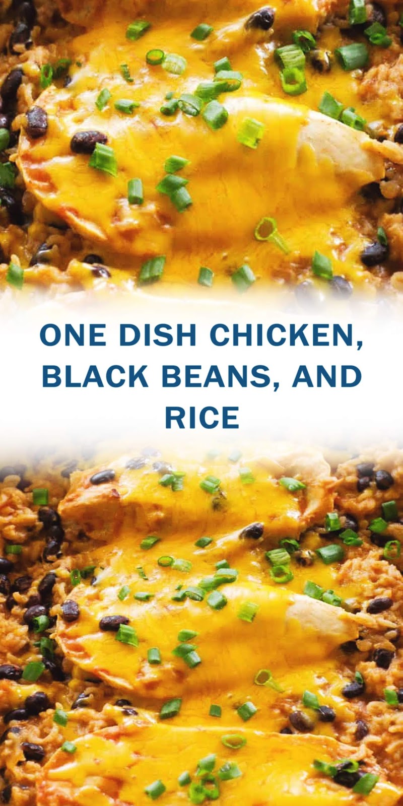 ONE DISH CHICKENBLACK BEANSAND RICE