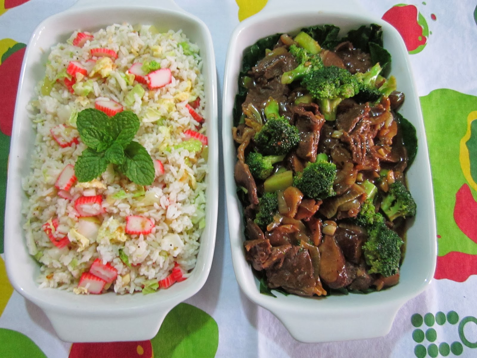 . BEEF BROCCOLI IN OYSTER SAUCE