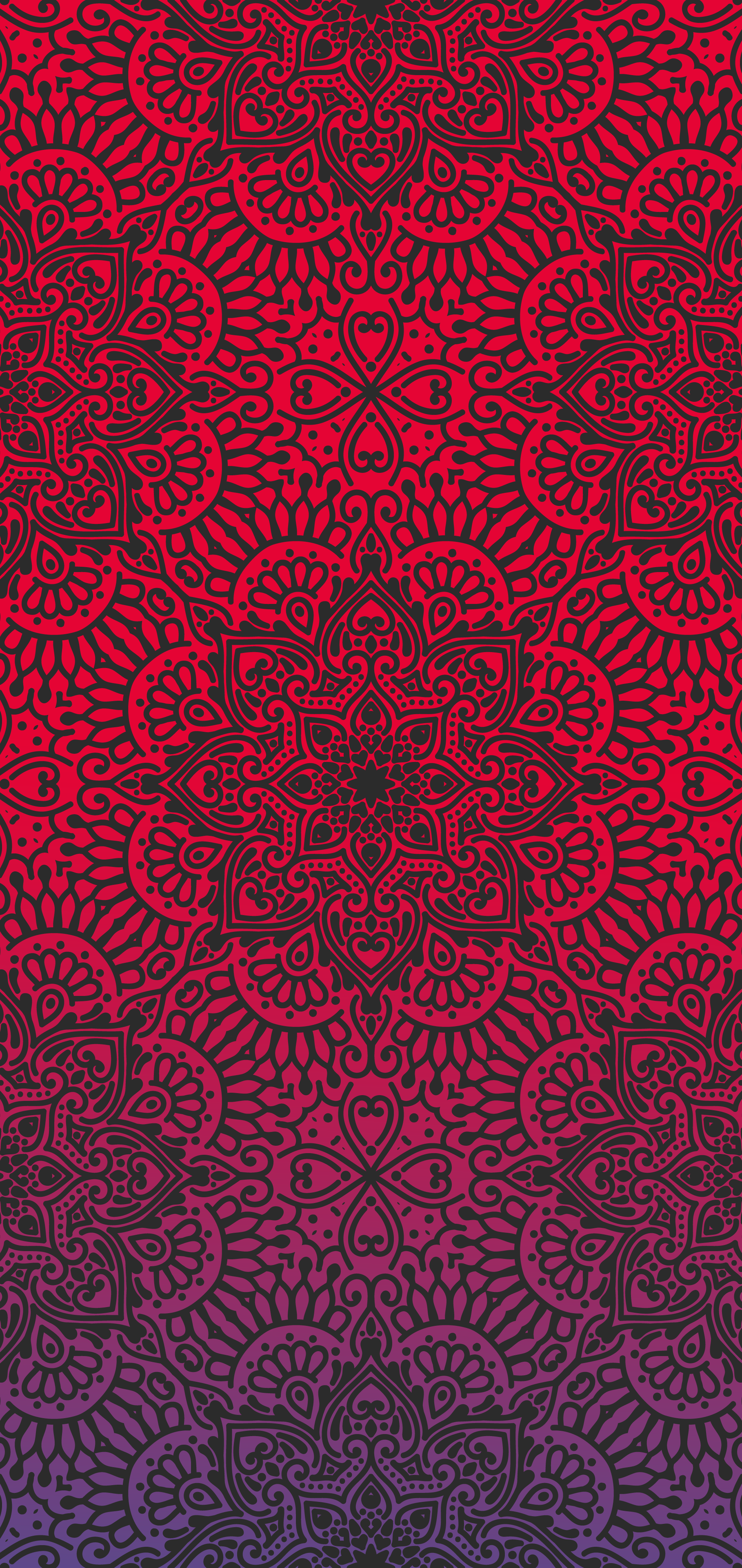 Download wallpaper 1440x2960 orange pattern, fractal, mandala pattern,  abstract, samsung galaxy s8, samsung galaxy s8 plus, 1440x2960 hd  background, 26736