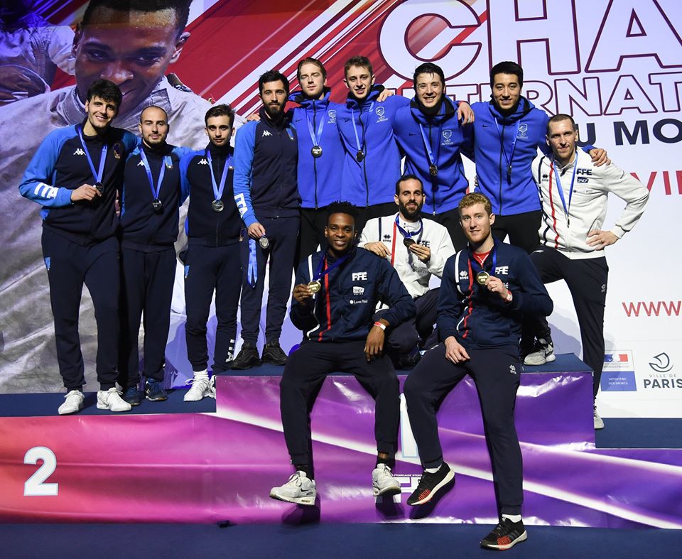 Brasil fica em 17º e equipe masculina dos EUA retoma domínio do florete