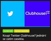 Koupí Twitter Clubhouse? Jednání se zatím zasekla. - AzaNoviny