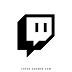 Twitch Glitch Logo Black PNG Download Original Logo Big Size