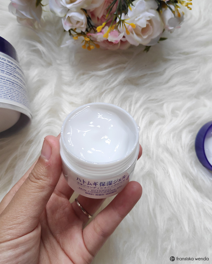 Hatomugi Skin Conditioning Gel Review fransiska wenda
