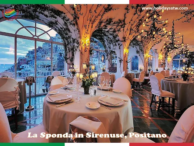 Top restaurants in Amalfi Coast, Italy