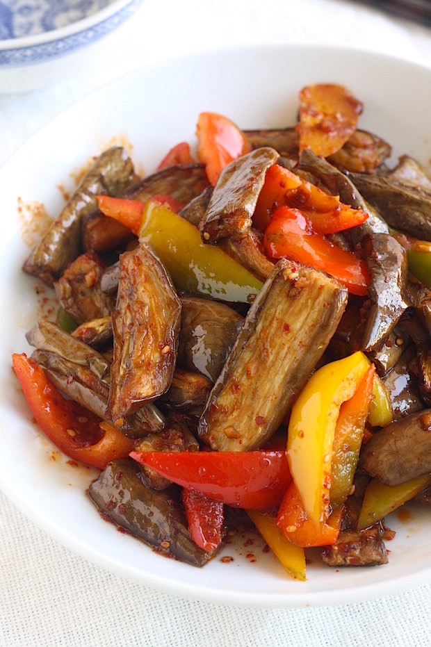 Korean Stir-Fried Eggplant (gaji bokkeum) | Season with Spice