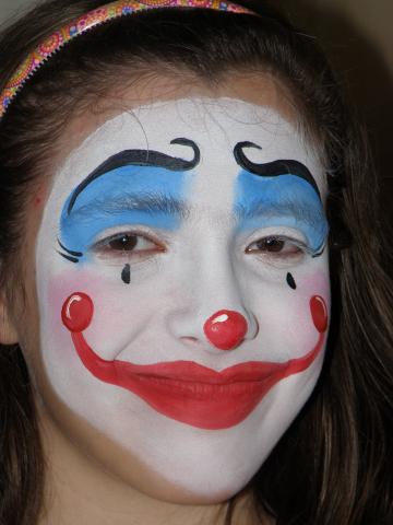 فن الرسم على وجوه الاطفال