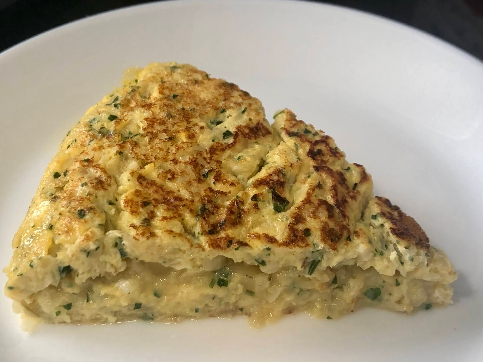 Tortilla de Coliflor