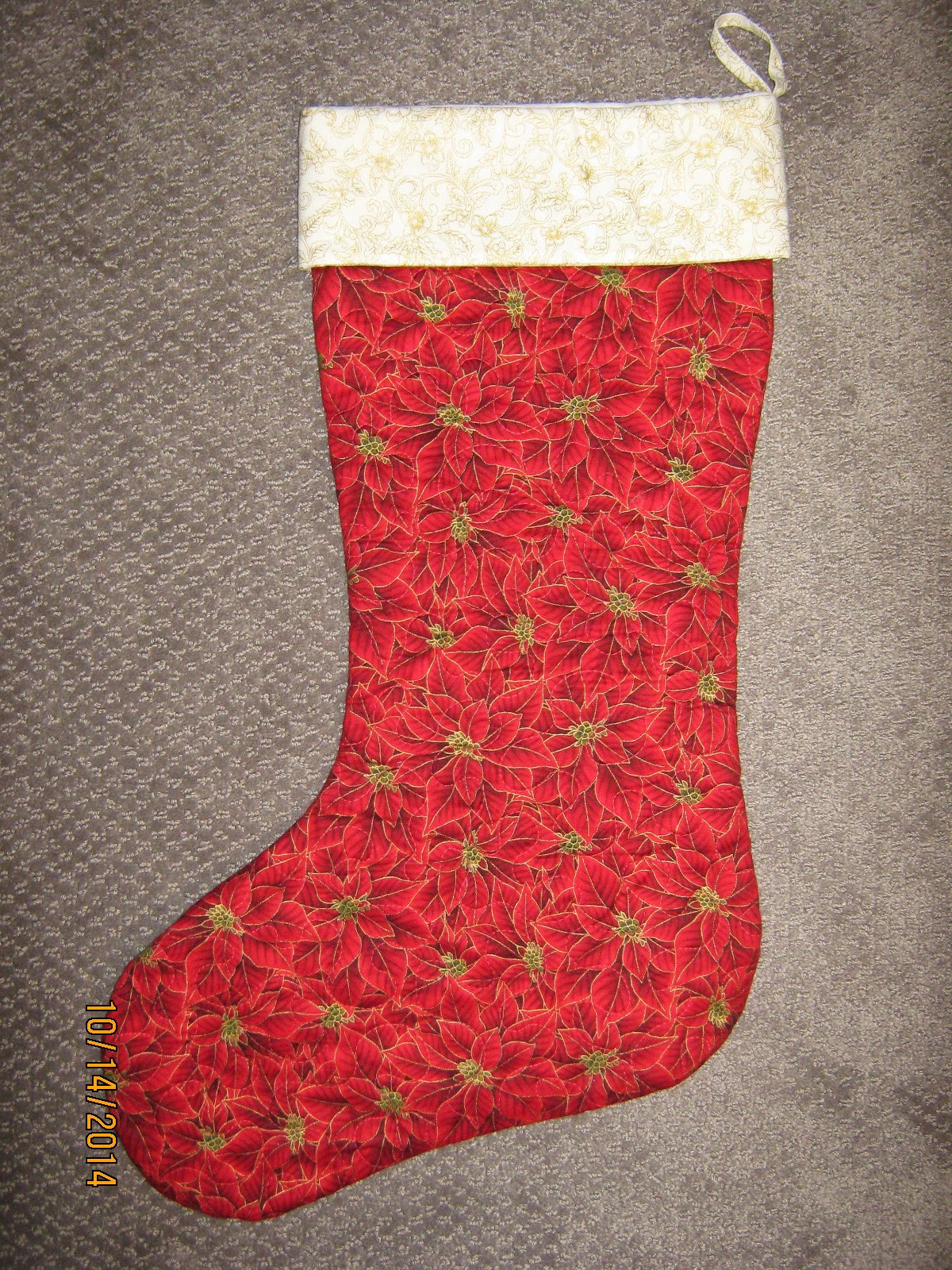 Christmas Stocking and a Christmas Quilt