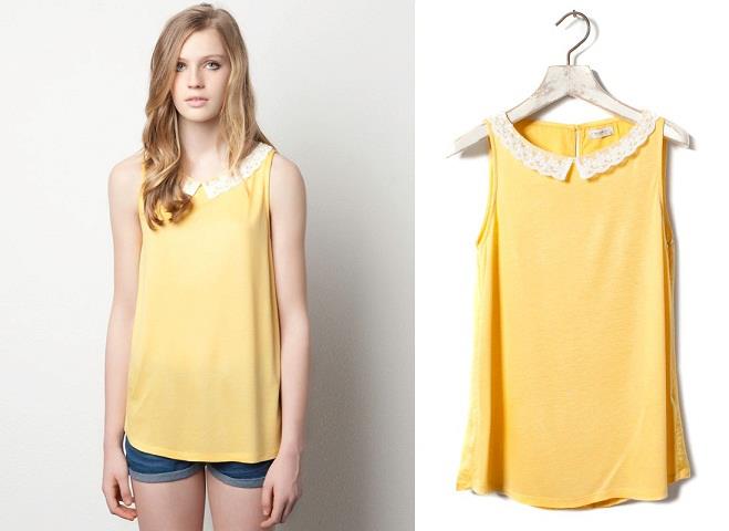 Zara Ladies Clothing: Bright Yellow - New Spring & Summer color!