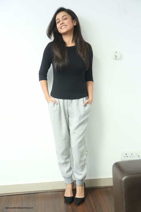 Mishti Chakraborty stills at Babu Baga Busy movie interview