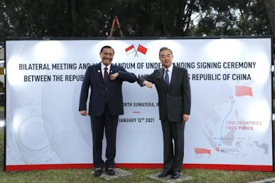 Menlu RRT Wang Yi Mengunjungi Danau Toba Untuk Melihat Keindahannya Secara Langsung