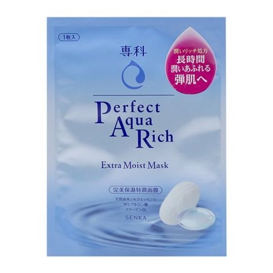 MẶT NẠ GIÀU ẨM PERFECT AQUA RICH EXTRA MOIST MASK SENKA