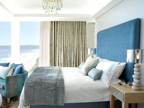 modern beach bedroom