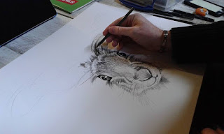 Sketch of a Hare by Mark Page