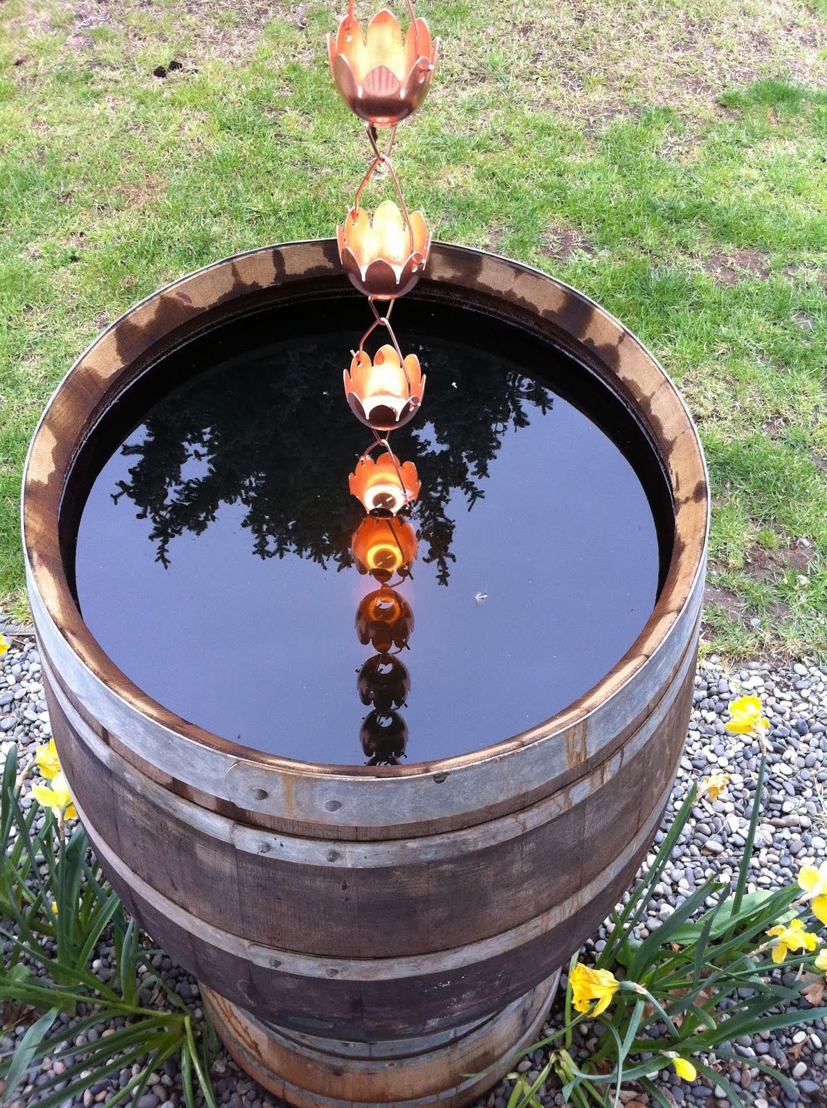 Rain Barrels and Chains