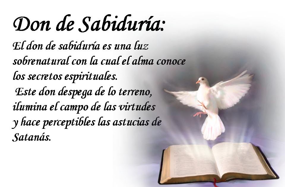*REFLEXION CORAZON* El Don de la PALABRA DE SABIDURÍA