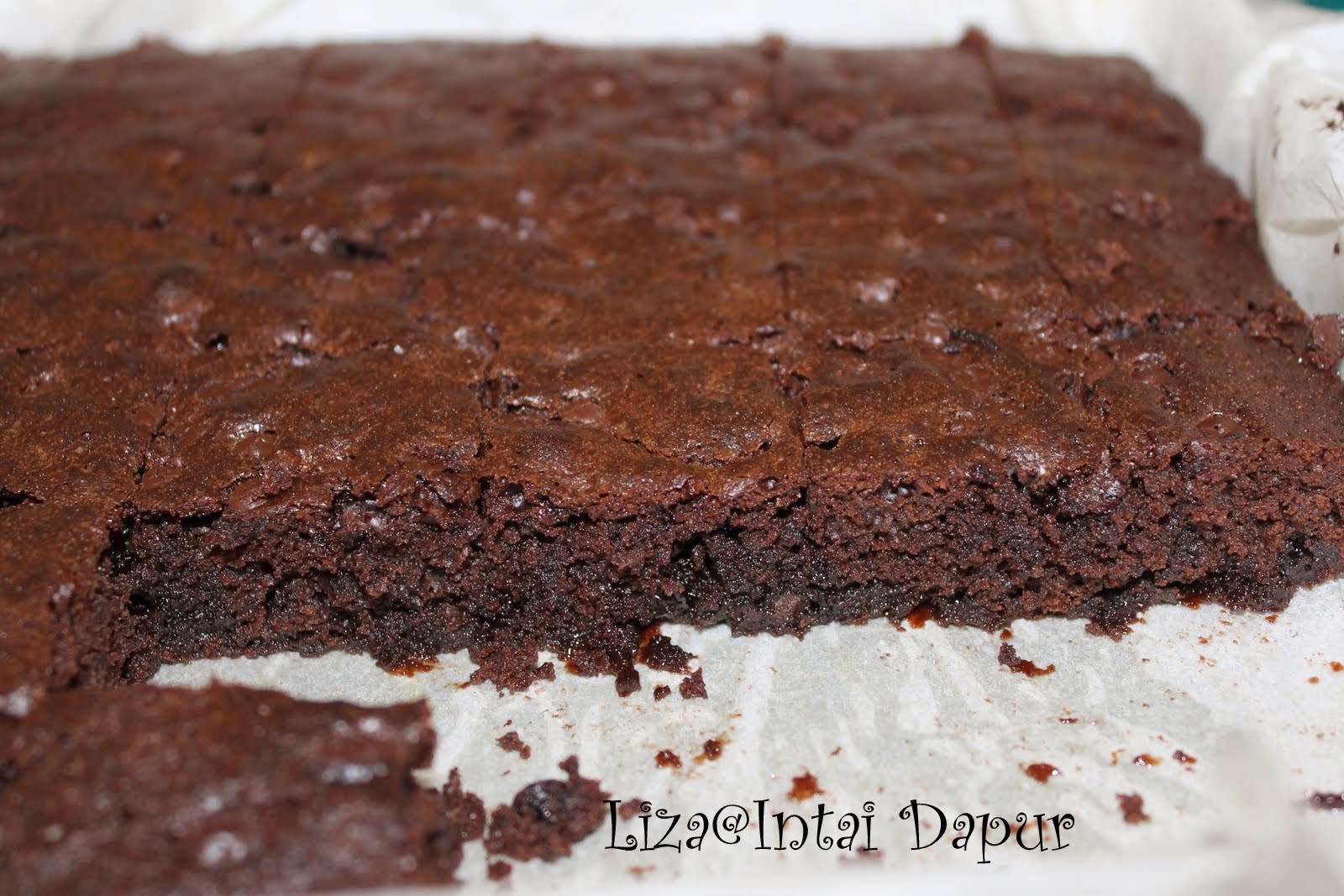 INTAI DAPUR Super Fudgy Brownies...