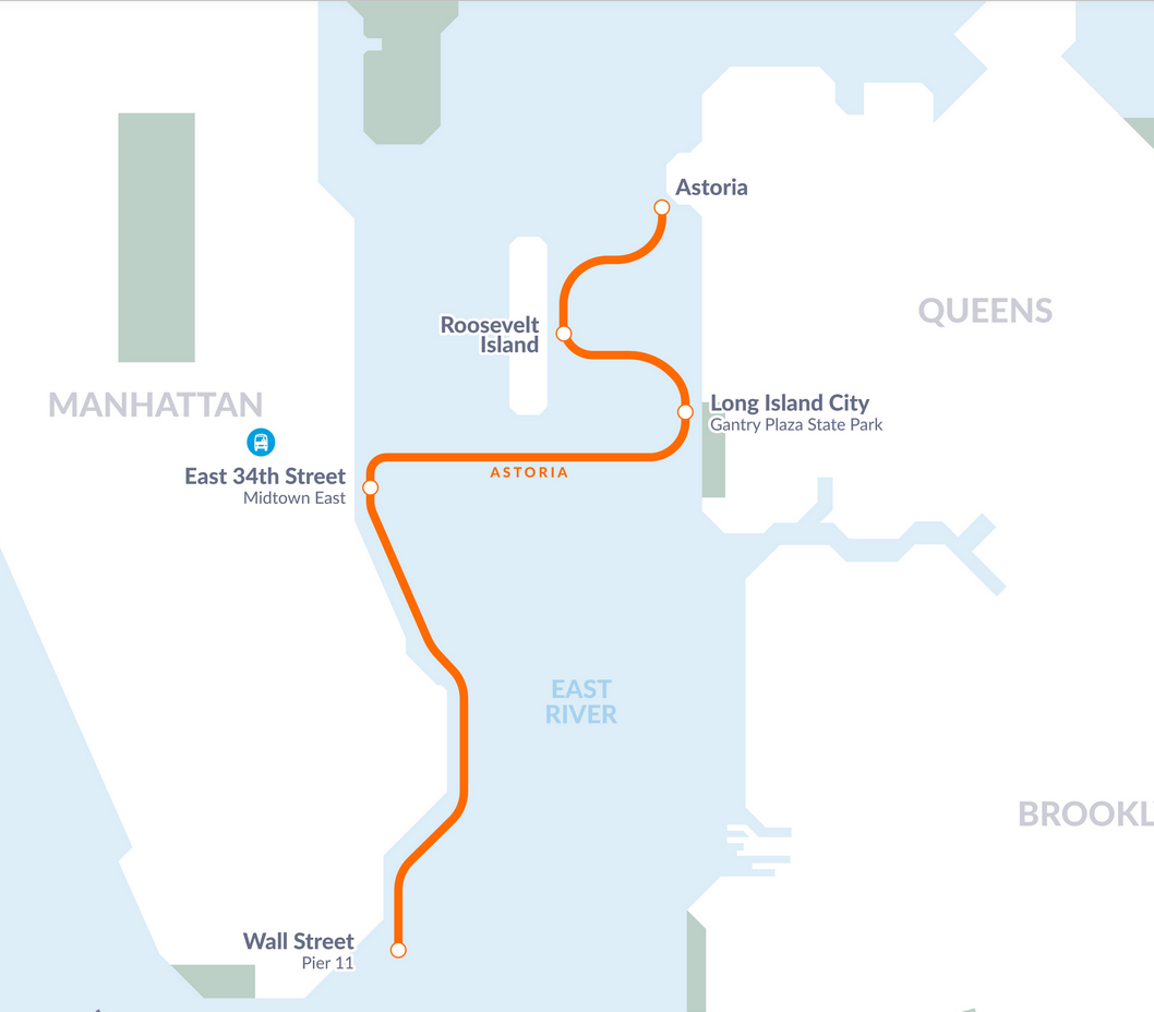 Nyc Ferry Route Map