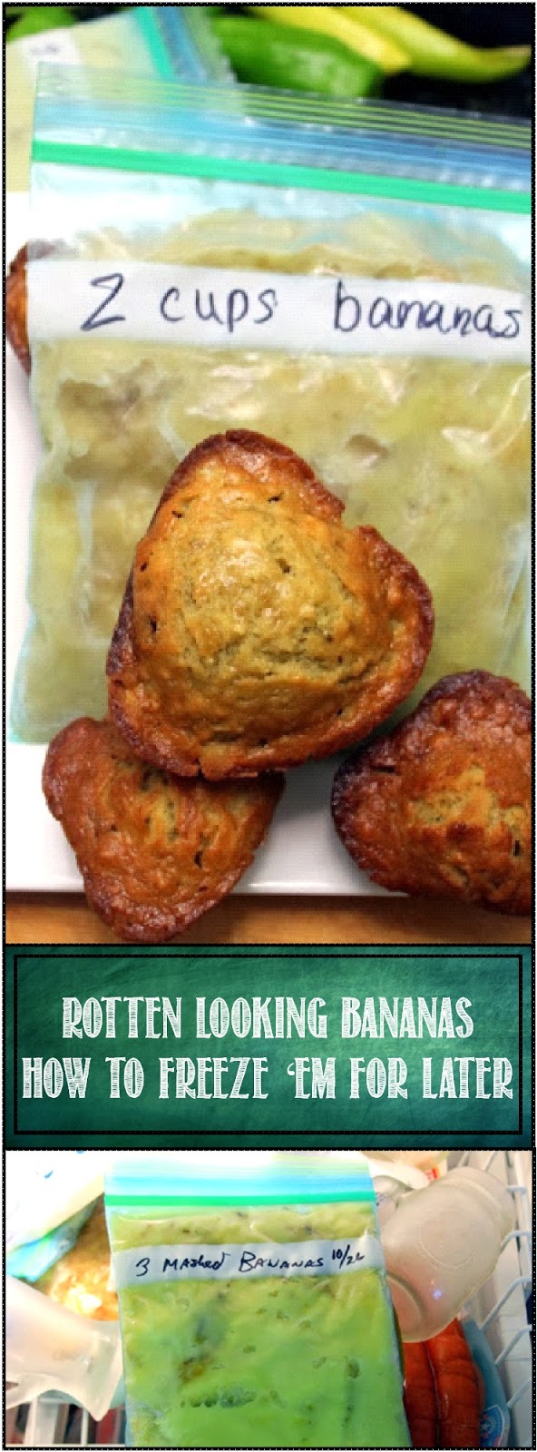 52 Ways to Cook Rotten Looking Bananas How to Freeze Them for Later