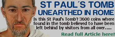 ST PAUL'S TOMB UNEARTHED IN ROME.
