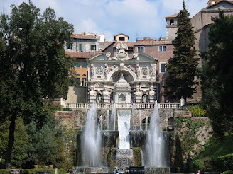 The Villa d'Este is notable for its complex of more than 50 fountains and waterfalls