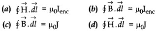 MCQ Questions for Class 12 Physics Chapter 4  Moving Charges and Magnetism with Answer