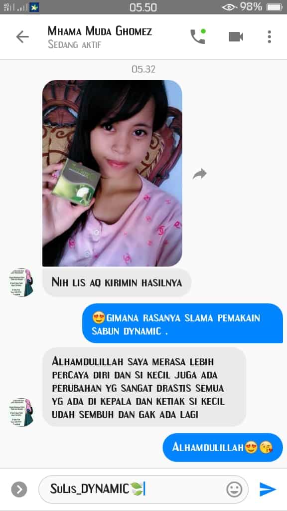 testimoni sabun dynamic