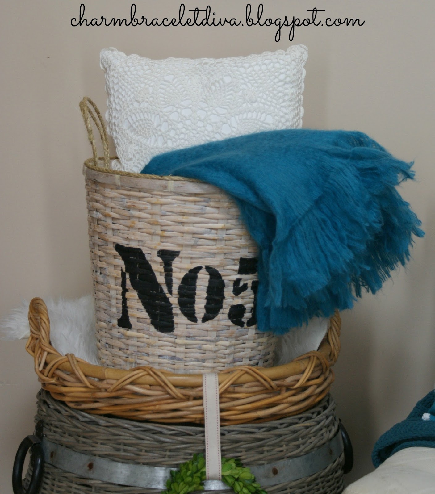 Our Hopeful Home How to Transform a Thrift Store Basket into a Chic