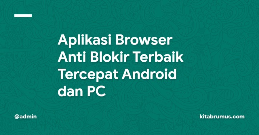 aplikasi blokir internet positif pc