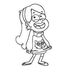Gravity falls coloring pages 1
