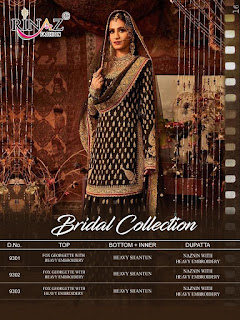 Rinaz Fashion bridal pakistani Suits Collection