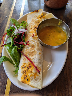 Summer in Edinburgh: Dosa for dinner at Mother India