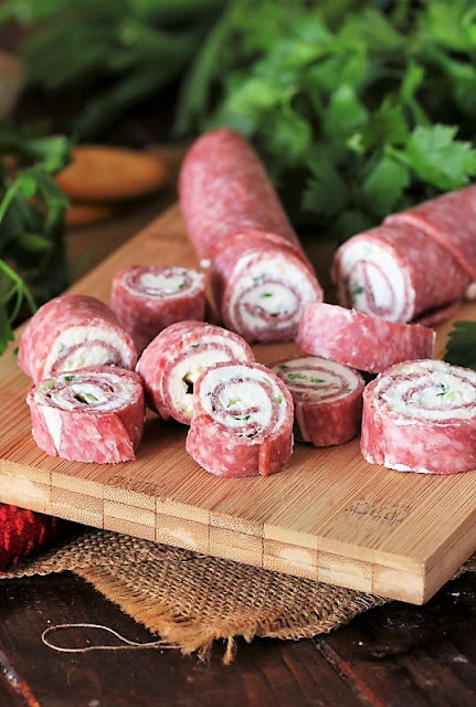 Quick & Easy Salami Cream Cheese Roll-Ups-image