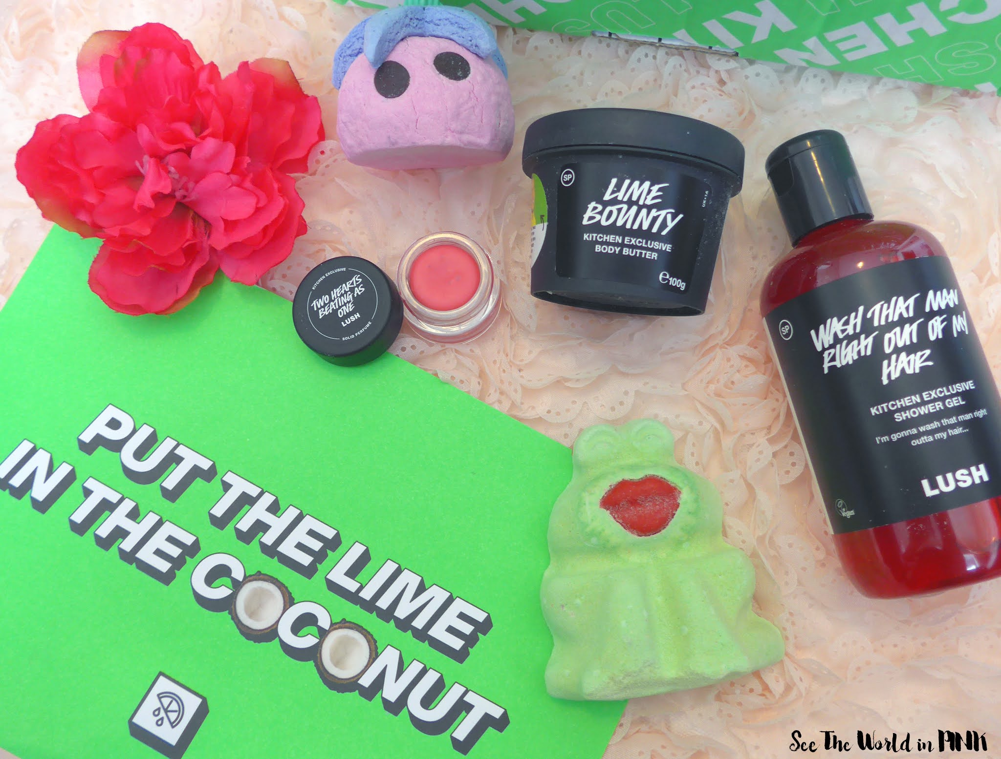 Lush Kitchen Subscription Box Vol.9 February 2021 See the World in PINK