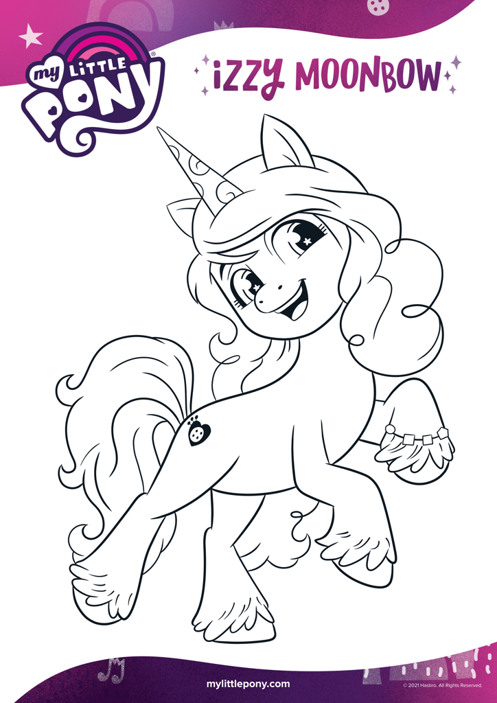 My Little Pony: A New Generation movie coloring pages 