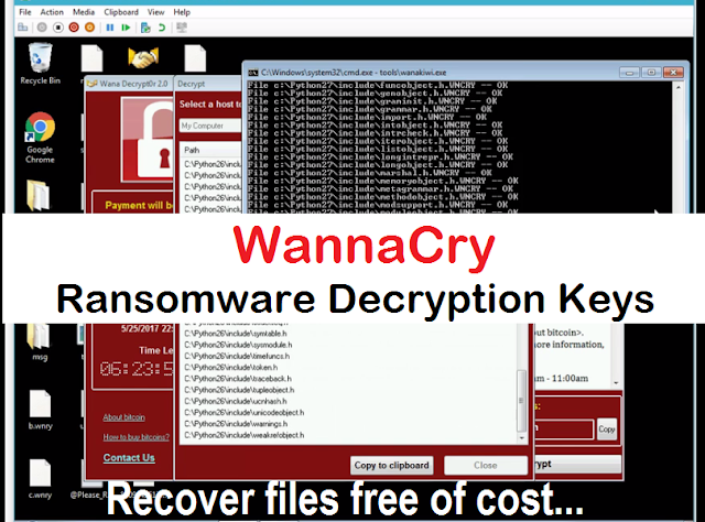 How to recover your computer from wannacry ransomware for free.