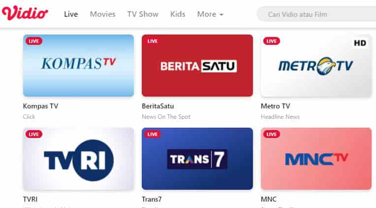 Cara Nonton Tv Di Hp Android Gratis Tanpa Aplikasi Review Teknologi Sekarang