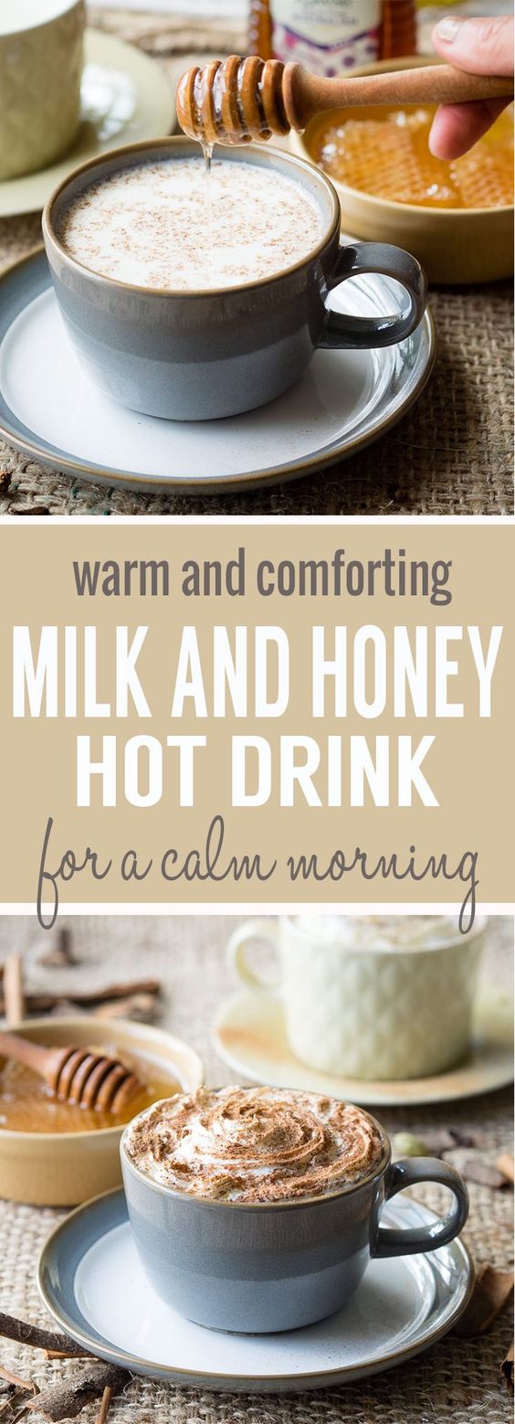 Spiced Warm Milk and Honey Drink