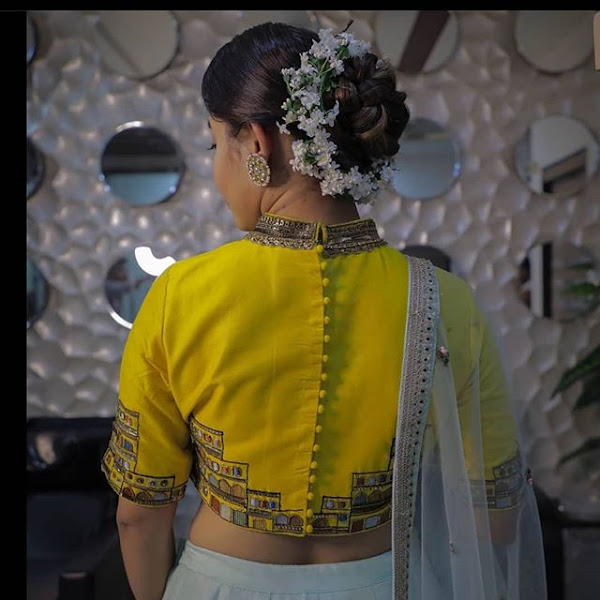 Stunning Silk Saree Blouse Designs | Cute Girl