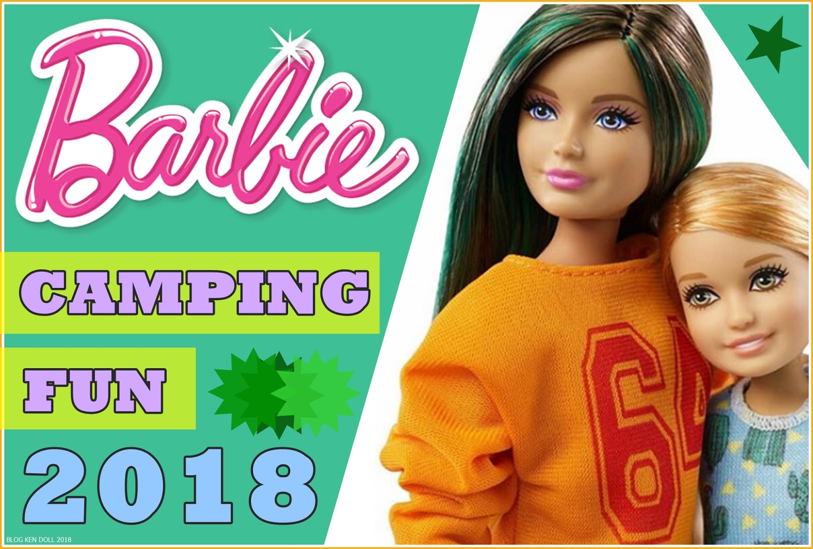 Blog Ken Doll 2018 Barbie Camping Fun 2 Packs Dolls 