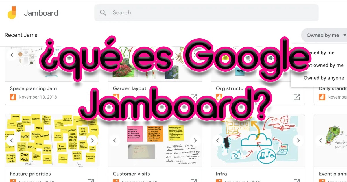 ¿Qué es Google Jamboard? tu pizarra digital para la docencia