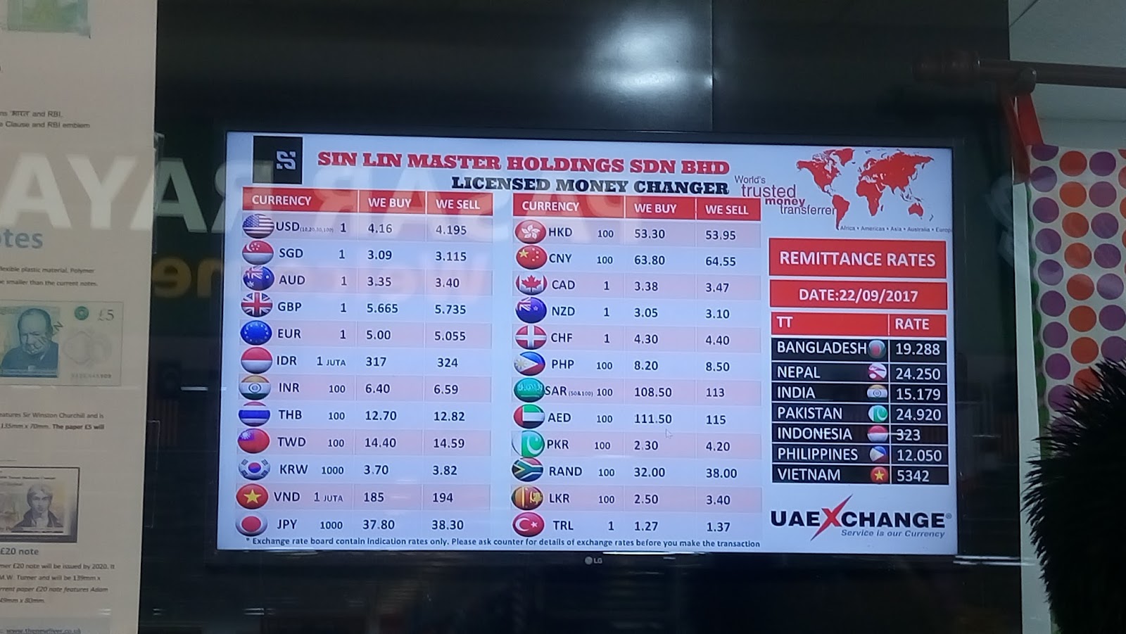 金琦之旅 Amazing Voyage Money Changer in Malacca (Melaka) and Compare the exchange rate