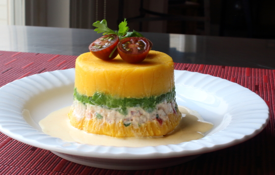 Food Wishes Video Recipes Peruvian Potato Chicken Salad Causa
